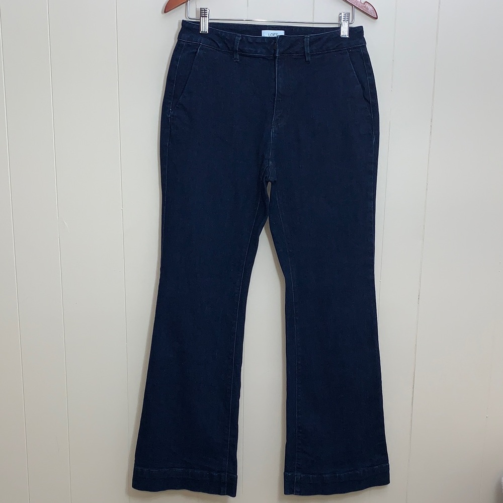 LOFT Dark Blue Flare Women's Jeans